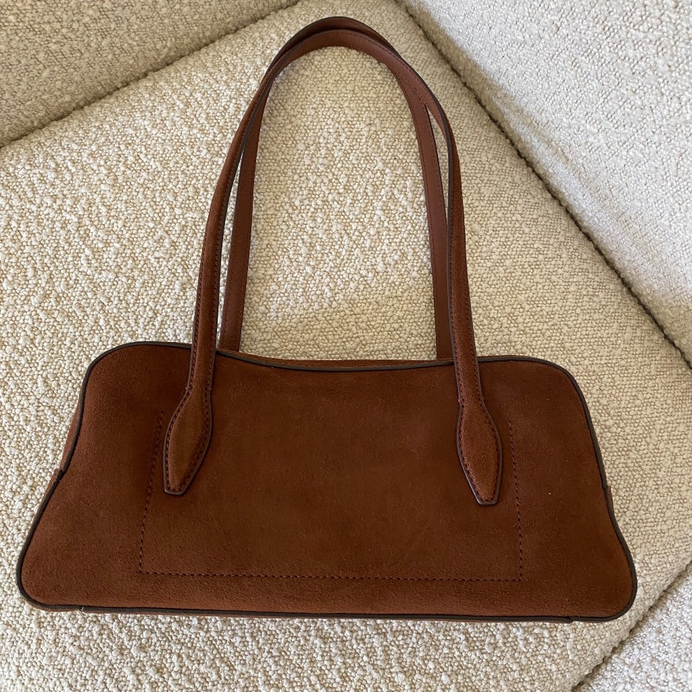 Madewell The Top-Zip Shoulder Bag Soft Mahogany - Picture 4 of 9